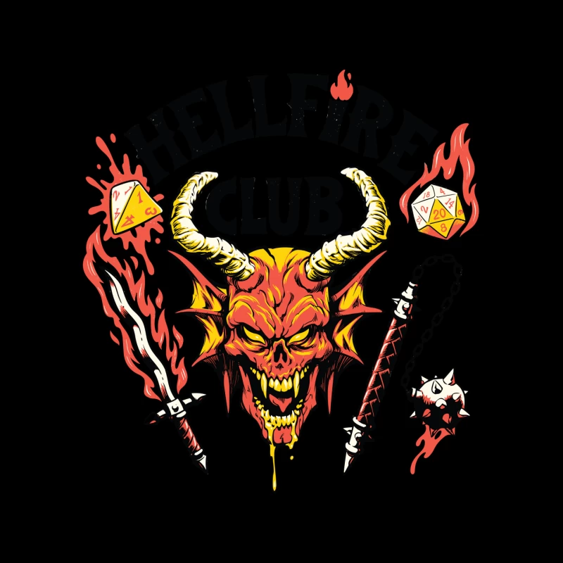 Hellfire Club Logo Design Mouse Pad