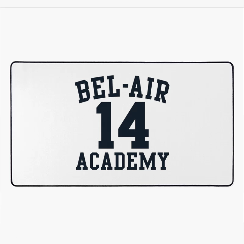 Bel-Air Academy Number 14 Athletic Jersey Design Desk Mat