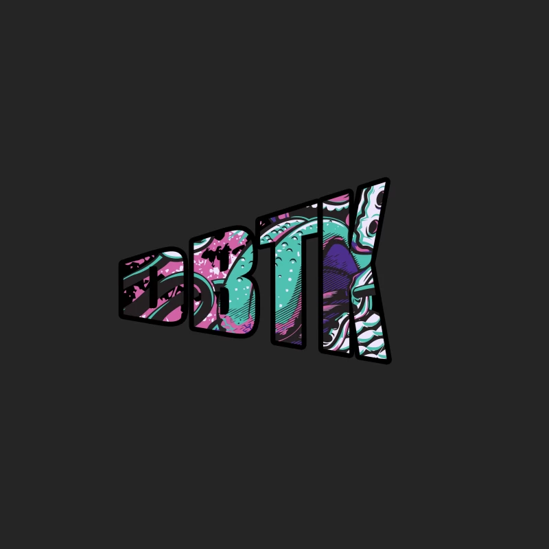 Vibrant Abstract Logo Design Female Pullover Sweatshirt