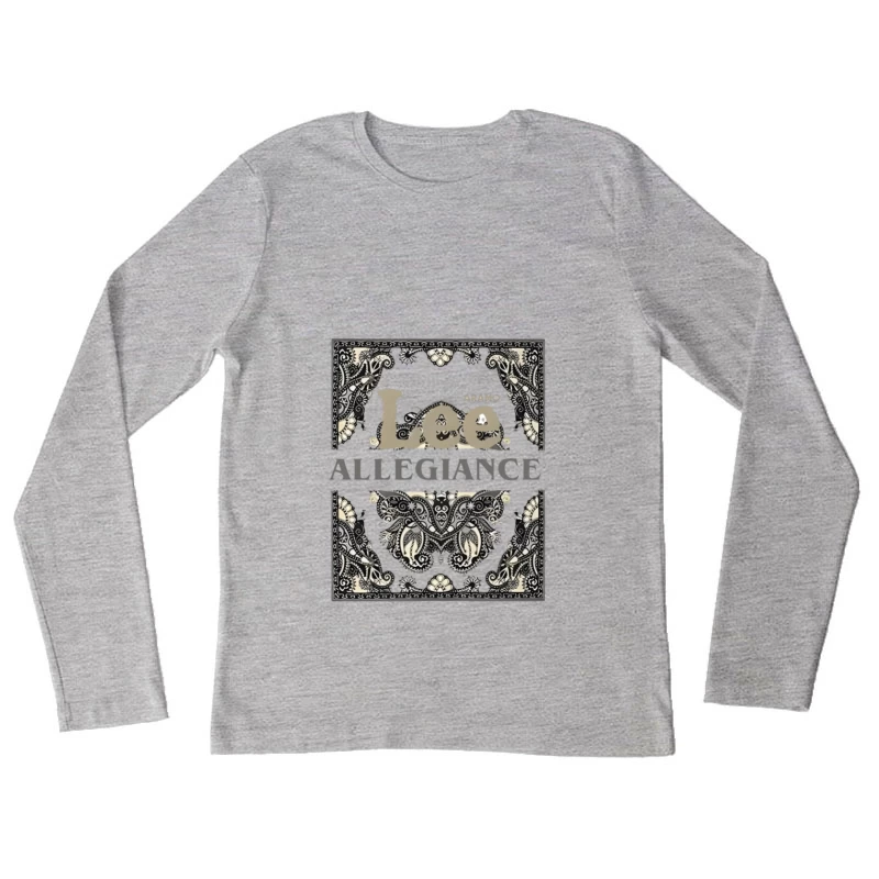 Motif Bandana Alamo Lee Allegiance Femme Manches Longues T-Shirt