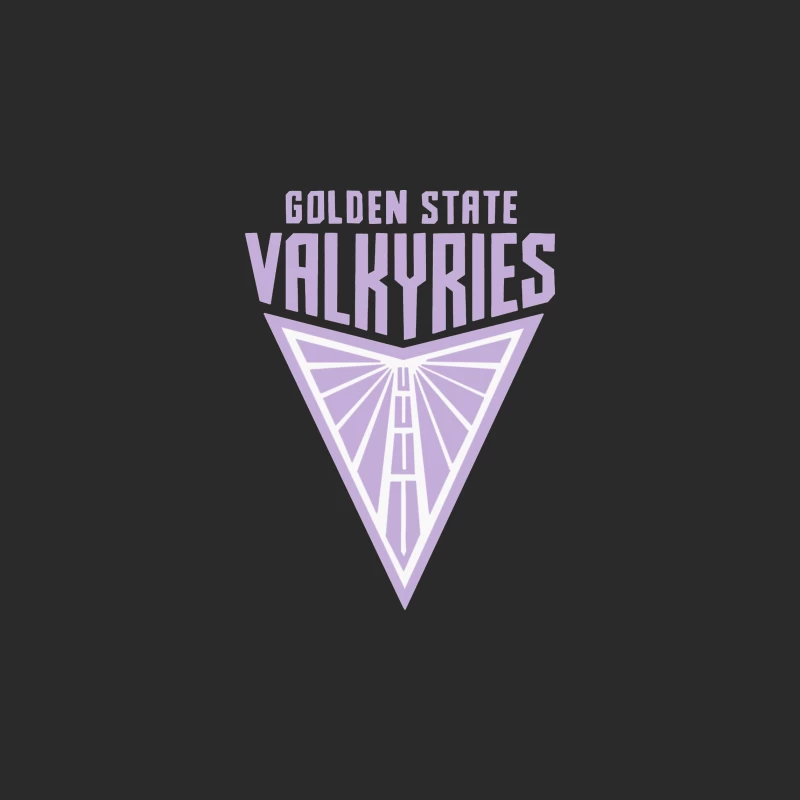 Golden State Valkyries Purple Triangle Logo Design Baseball Cap