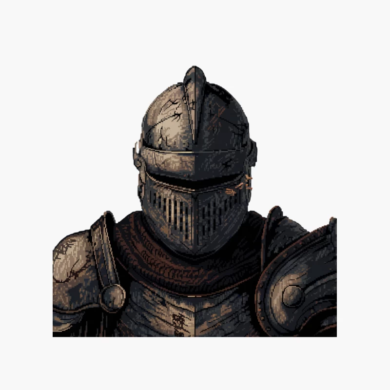 Dark Fantasy Medieval Knight in Ornate Armor Cotton Tote Bag