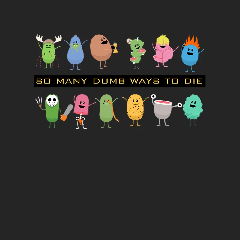 Dumb Ways to Die Male Pullover Sweatshirt