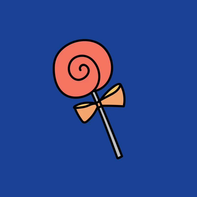 Lollipop colorée avec nœud Femme T-Shirt