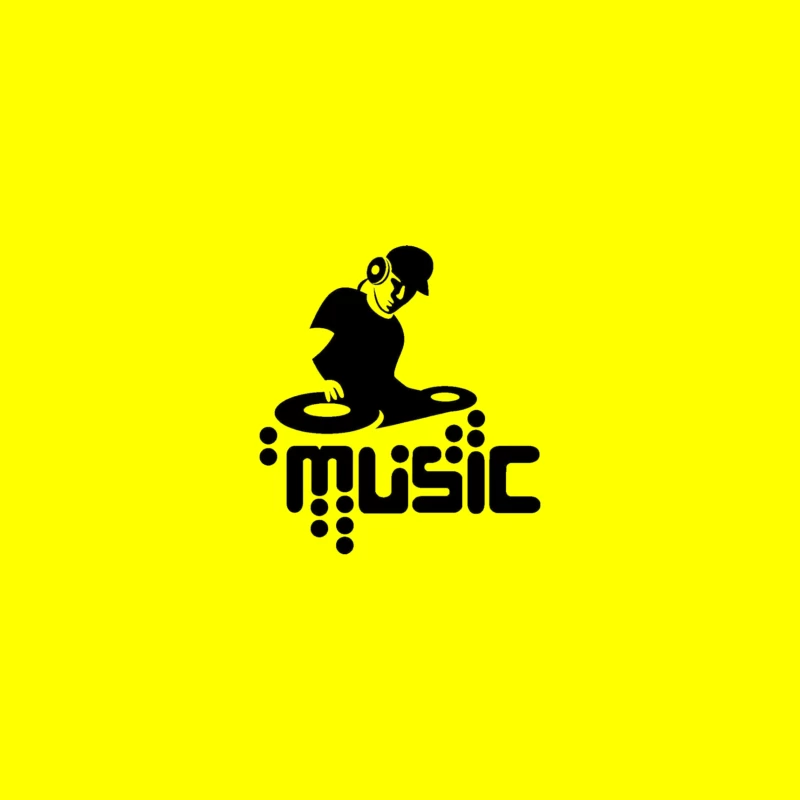DJ Music Logo Coffee Mug