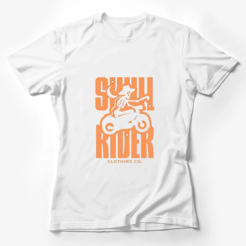 Totenkopf Motorradfahrer Kleidung Damen T-Shirt