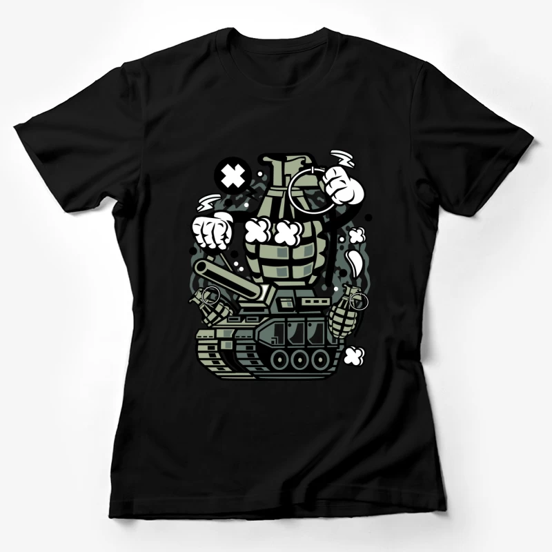 Grenade sur chenilles Femme T-Shirt