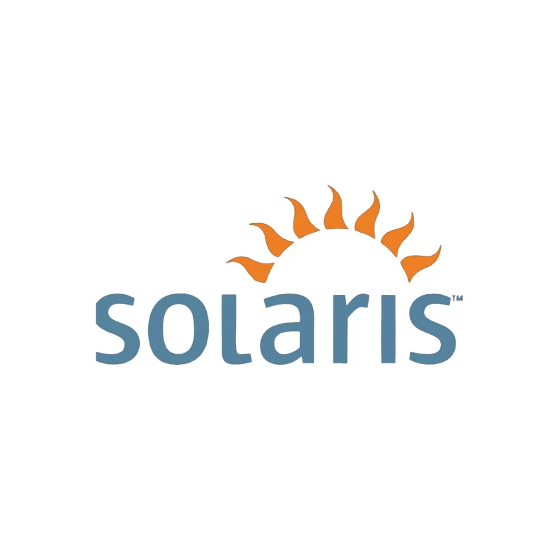 Solaris Operating System Logo with Sun Symbol Mouse Pad