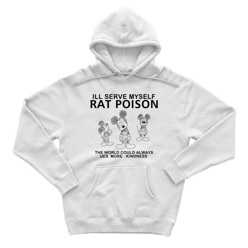 Poison et gentillesse : une illustration humoristique Homme Sweat à capuche