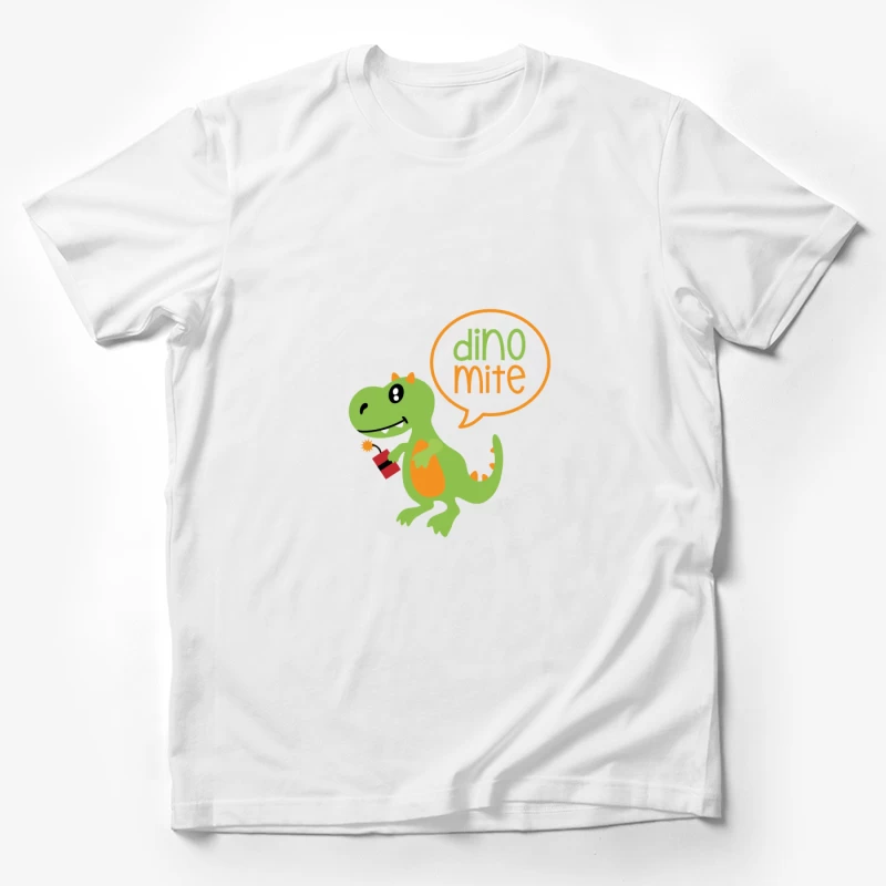 Dino rigolo tenant de la dynamite Homme T-Shirt