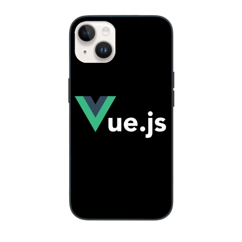 Vue.js JavaScript Frontend Framework Logo iPhone Case