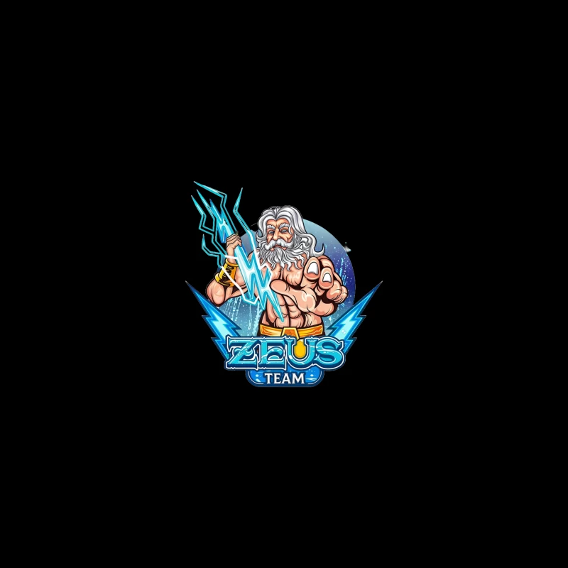 Team zeus logo Design iPhone Case