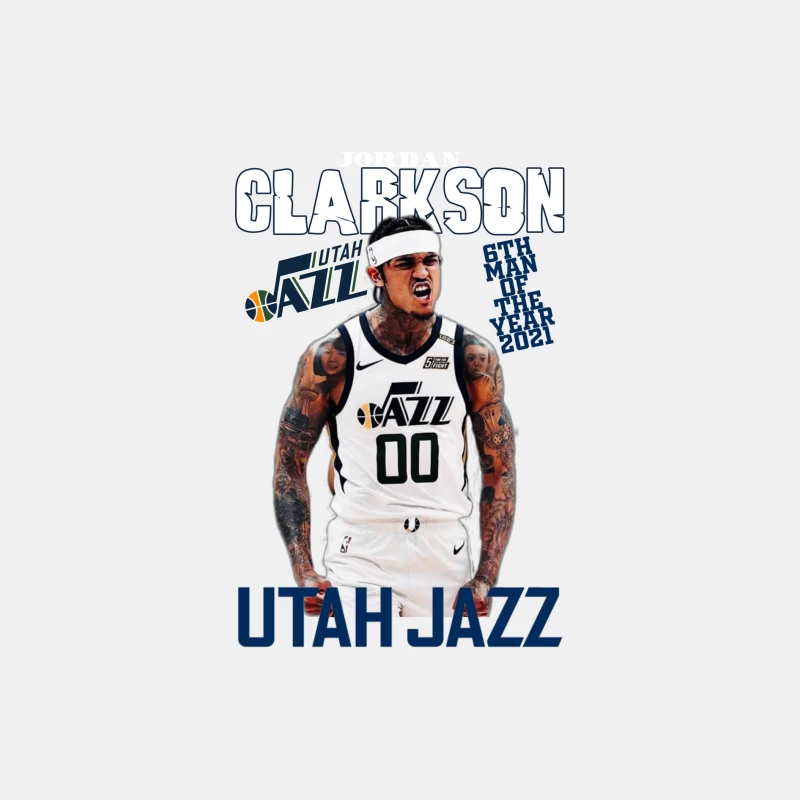 Jordan Clarkson of the Utah Jazz Male Tank Top