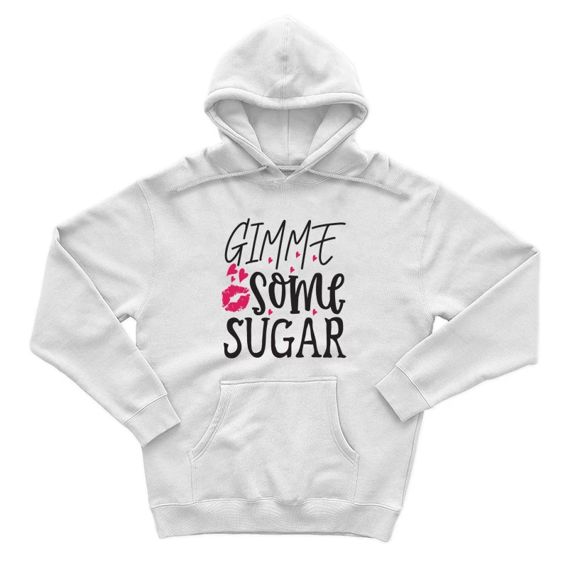 Motif Romantique avec Rouge à Lèvres Homme Sweat à capuche
