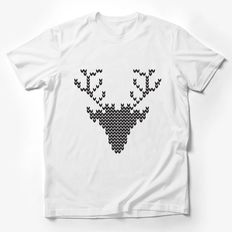 Tête de cerf en motifs Homme T-Shirt