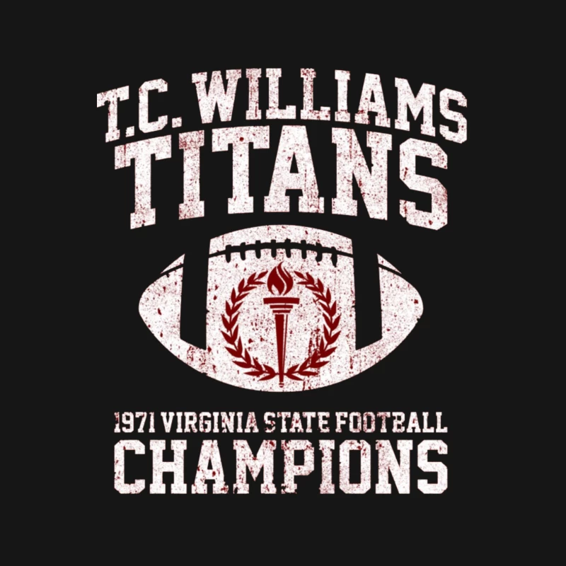 T.C. Williams Titans 1971 Football Male T-Shirt