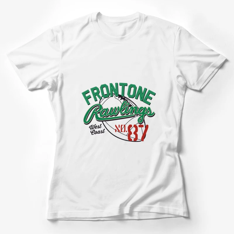 Frontone Rawlings Football Design Damen T-Shirt