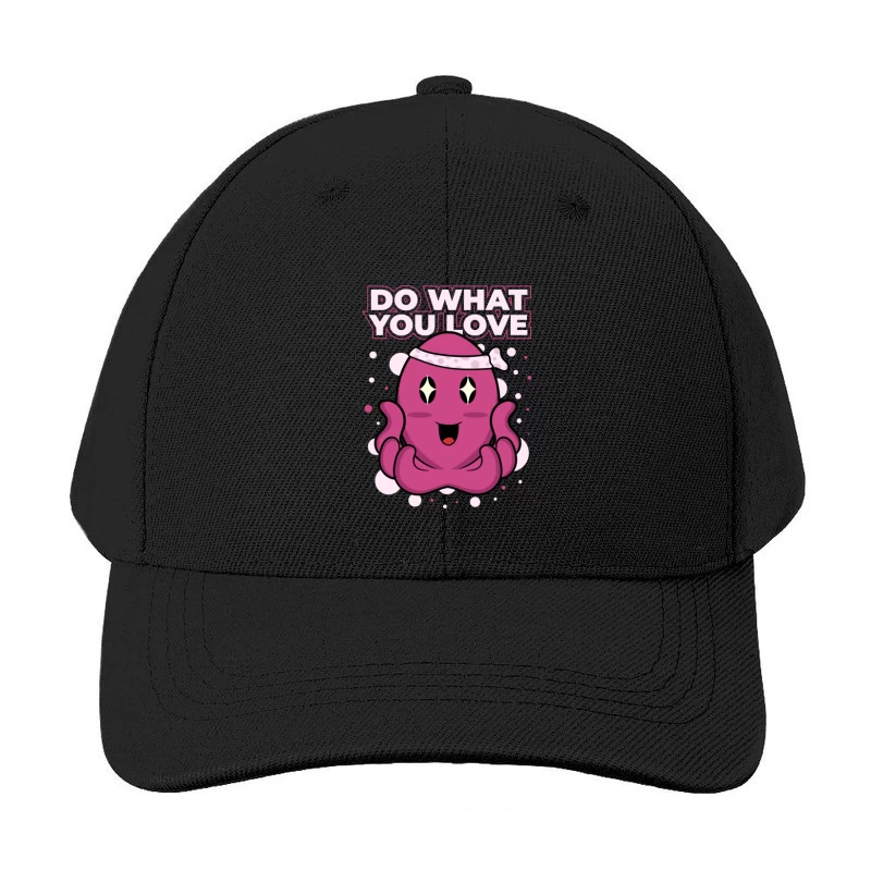 Playful Octopus Motivational Art Baseball Cap