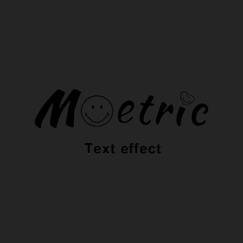 Fröhlicher Schriftzug mit Smiley-Effekt Herren Pullover Sweatshirt