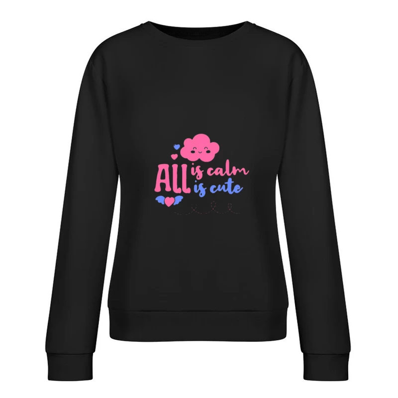 Alles ist ruhig und niedlich Damen Pullover Sweatshirt