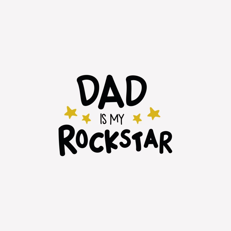 Papa est ma rockstar Homme T-Shirt