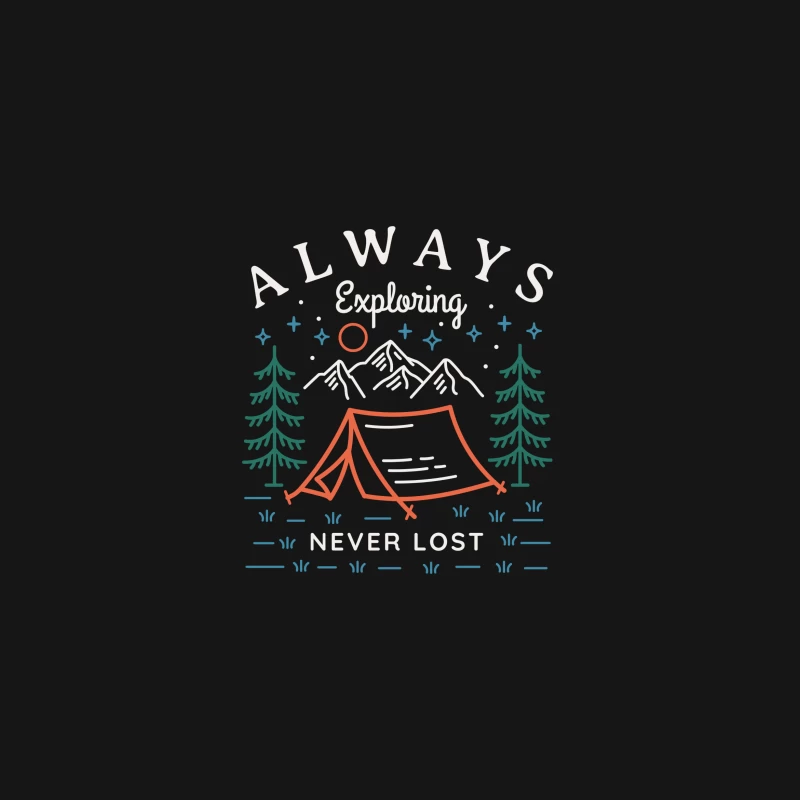 Erkundung und Camping-Abenteuer Damen T-Shirt