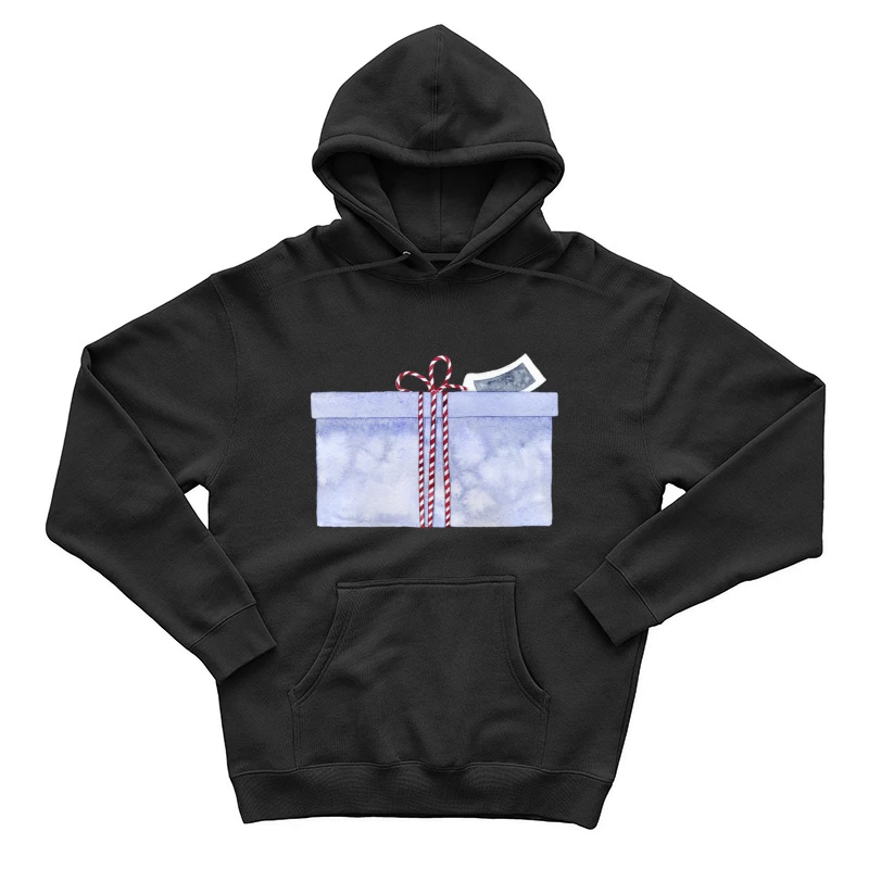 Cadeau enveloppé avec ruban festif Homme Sweat à capuche