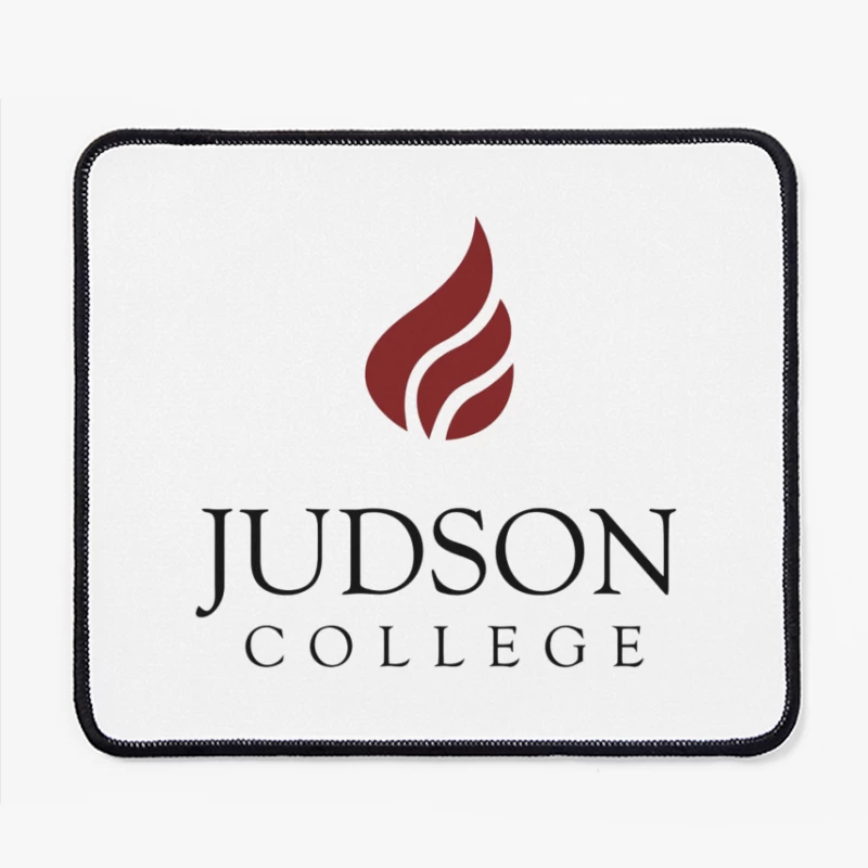 Judson College Educational Institution Logo with Red Flame Symbol Mouse Pad