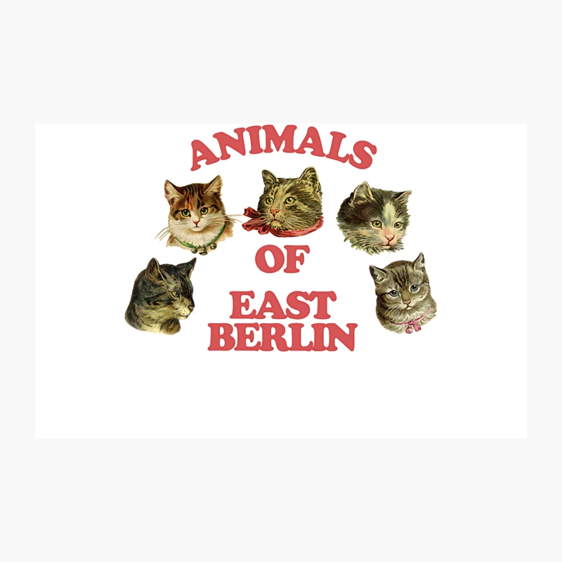 Animal Of East Berlin  Retro Style Cat Lover Gift! Travel Mug