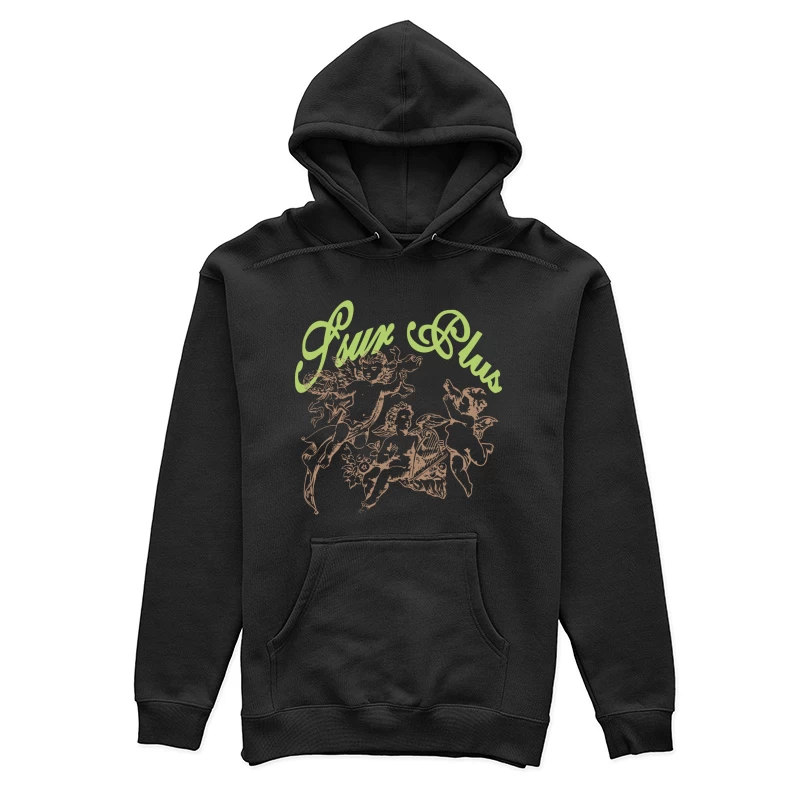 Engel Design mit Schriftzug Damen Pullover Hoodie