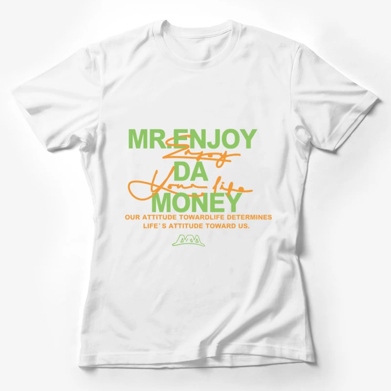 Motivationsspruch mit Lebensfreude Damen T-Shirt