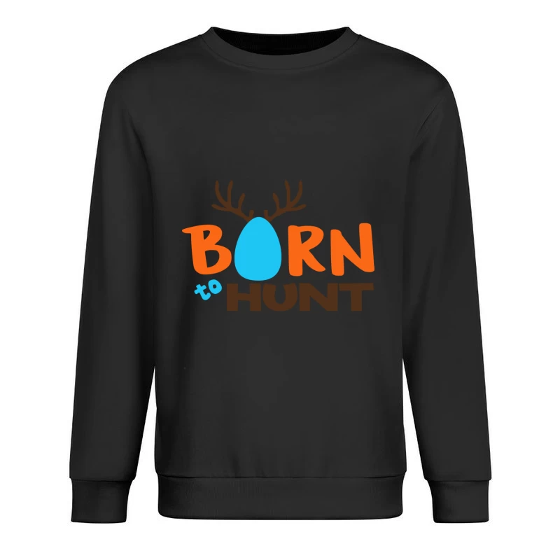 Conception Chasse avec Cornes et Oeuf Homme Sweat-shirt à enfiler