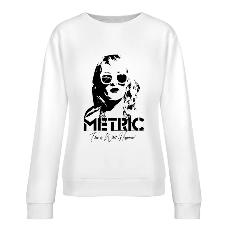 Metric This Is What Happened Female Pullover Sweatshirt