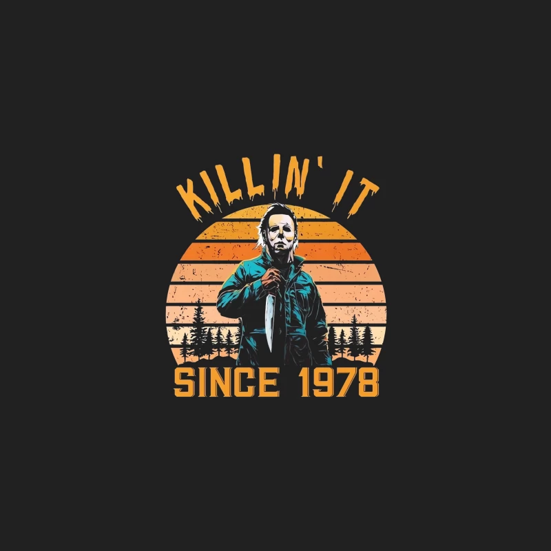 Retro Halloween Horror: Michael Myers Since 1978 Bucket Hat
