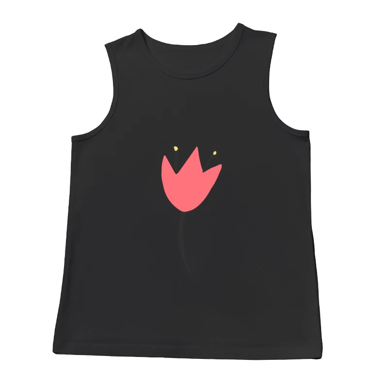 Fleur rouge dessinée à la main Homme Débardeur