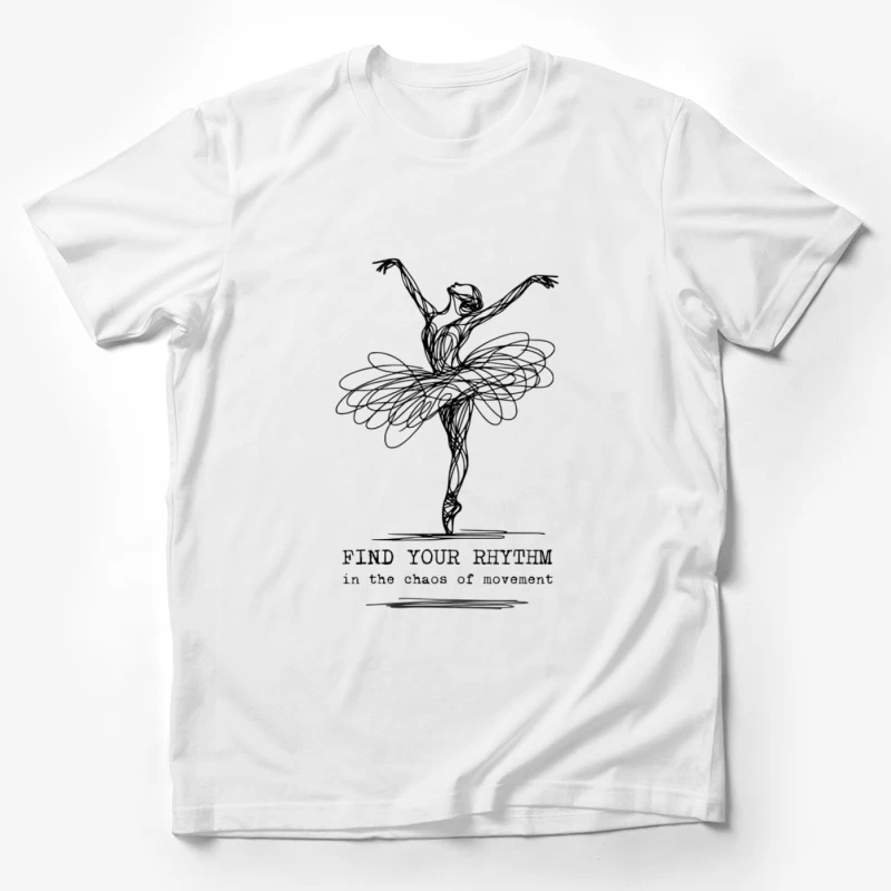 Danse de la ballerine en mouvement Homme T-Shirt