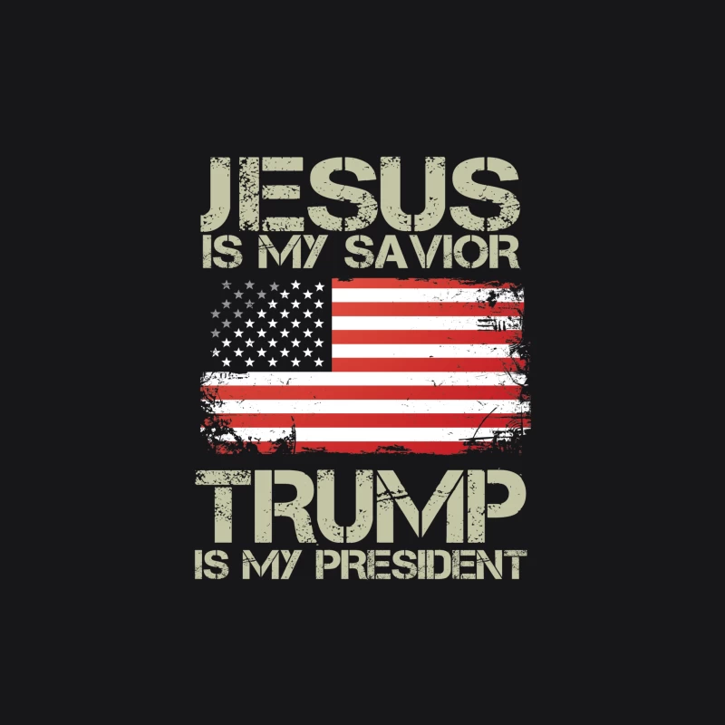 Foi et politique : Jésus et Trump Homme Sweat à capuche