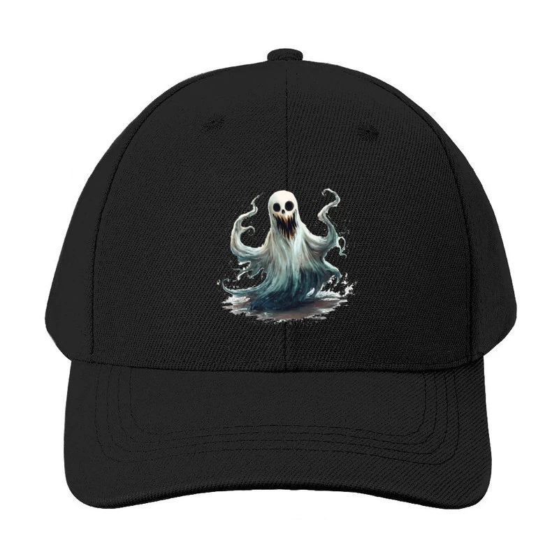 Ethereal Ghost Monster with Haunting Expression Baseball Cap