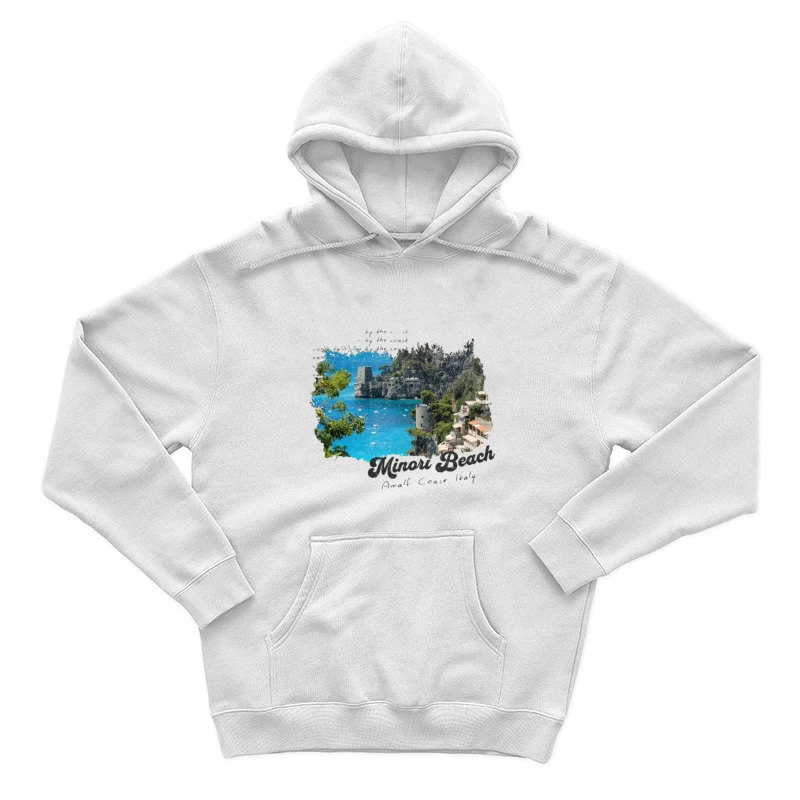 Minori Strand an der Amalfiküste Herren Pullover Hoodie