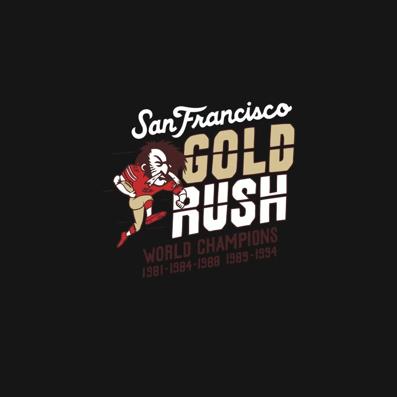 San Francisco 49ers Gold Rush: Celebrating World Championships Desk Mat