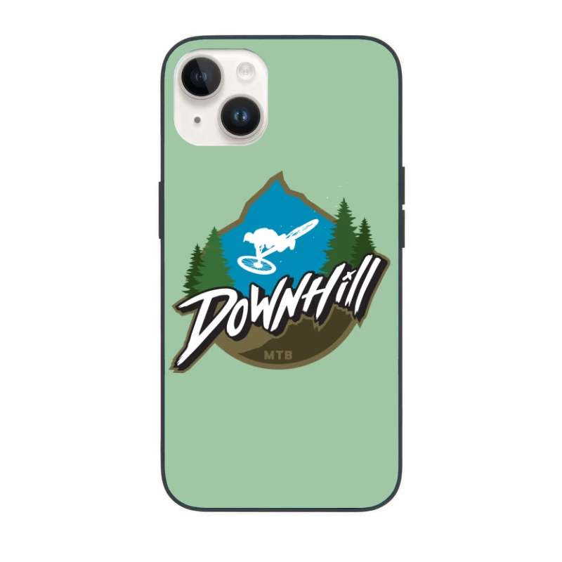 Downhill Mountain Biking iPhone Case