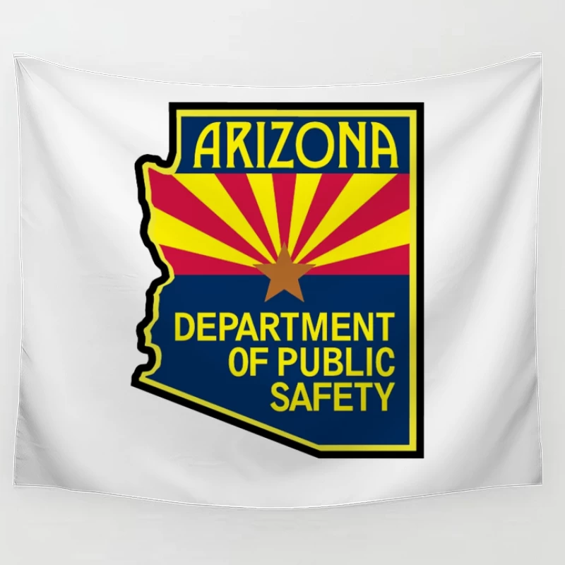 Arizona Department of Public Safety Official Logo Tapestry