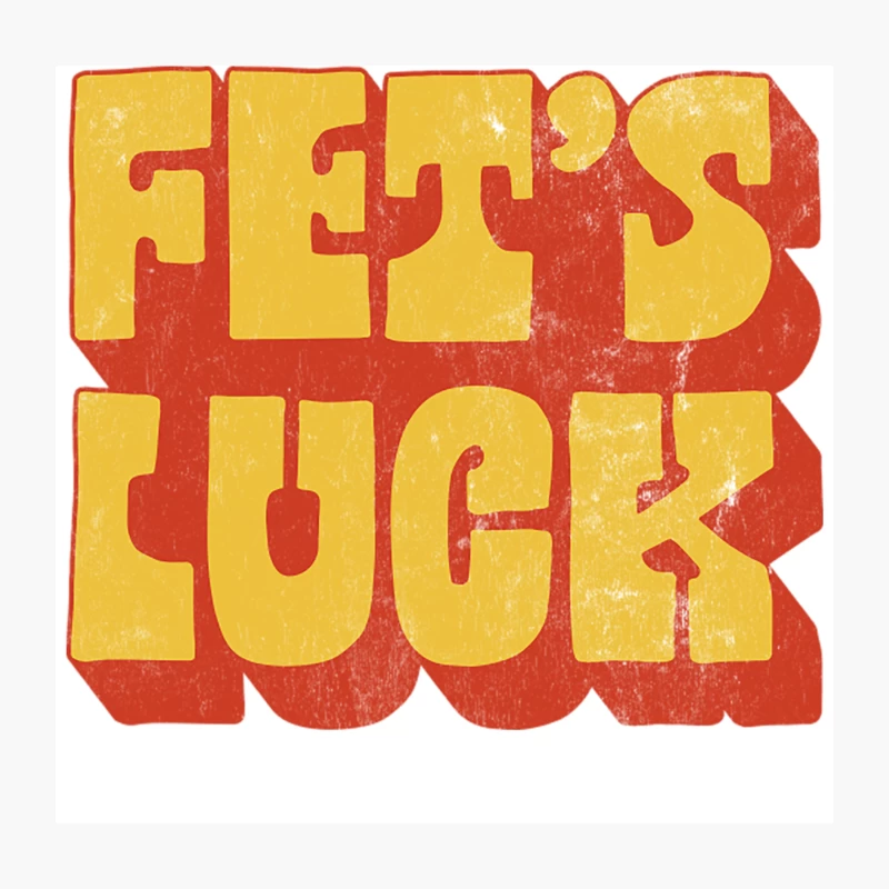 Fet_s Luck Let_s Fuck Humor Design Throw Pillow