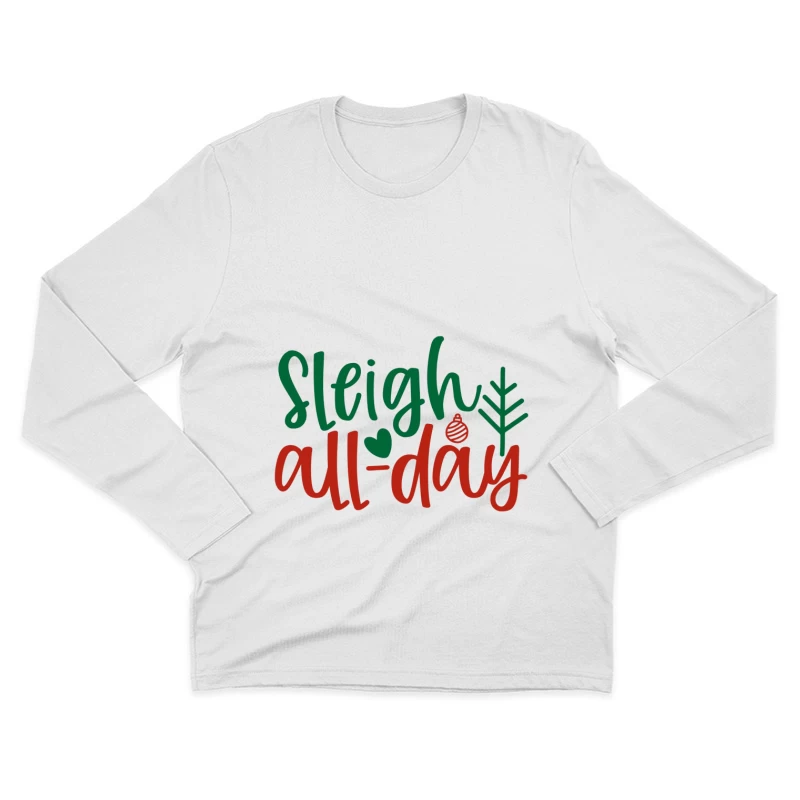 Design festif pour Noël Homme Manches Longues T-Shirt