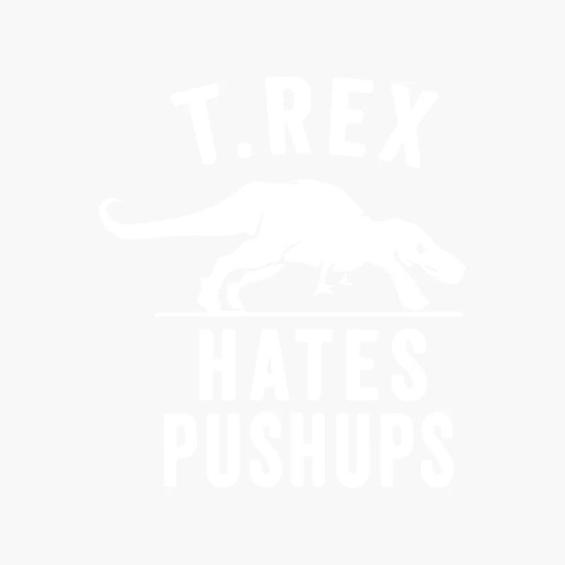 T-Rex Hates Pushups Cotton Tote Bag