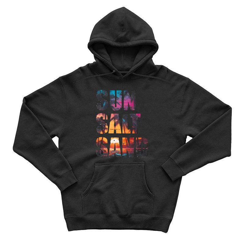 Strandstimmung: Sonne, Salz und Sand Herren Pullover Hoodie