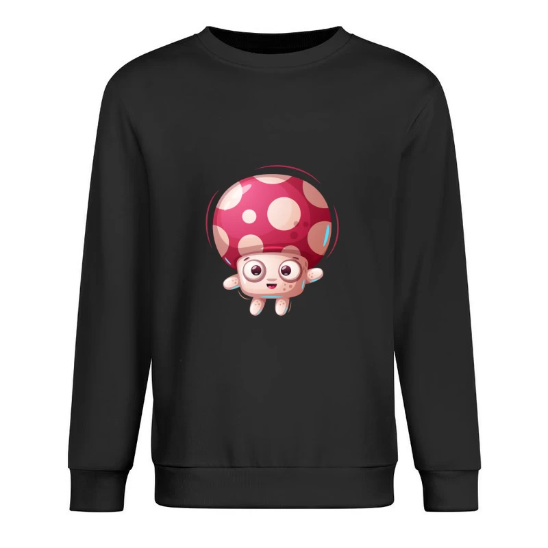 Champignon Kawaii Heureux Homme Sweat-shirt à enfiler