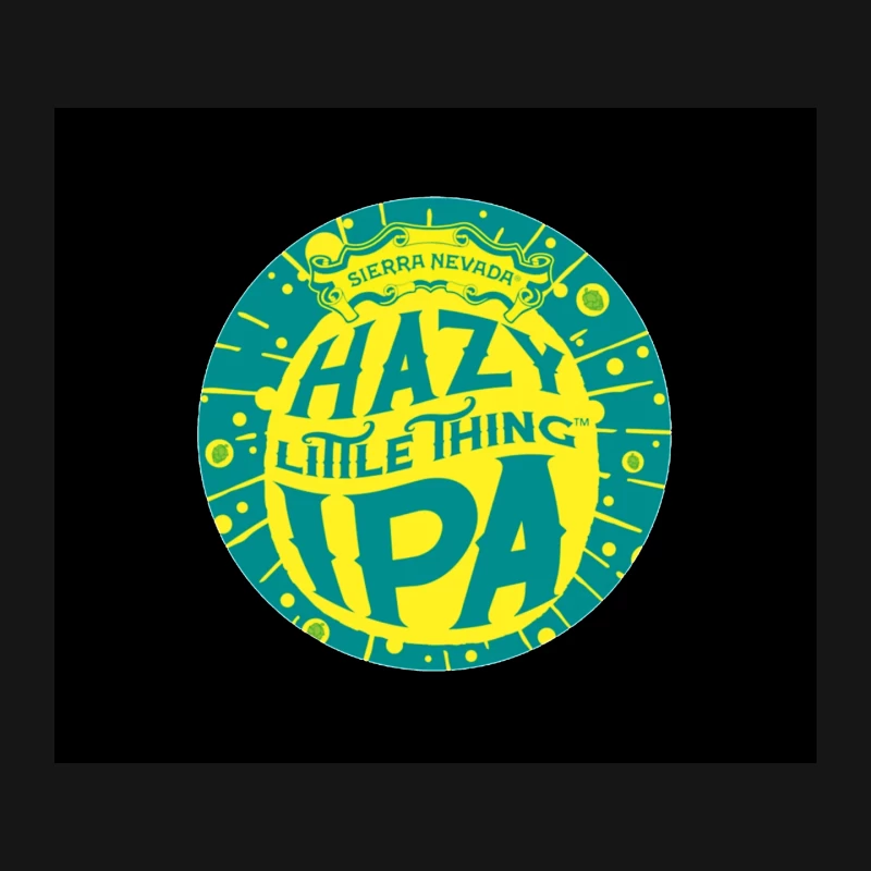 Sierra Nevada's Hazy Little Thing IPA Circular Beer Logo Mouse Pad