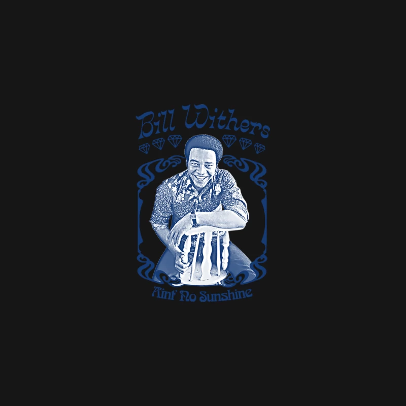 Bill Withers  Retro Aesthetic 70s Soul Fan Design Desk Mat