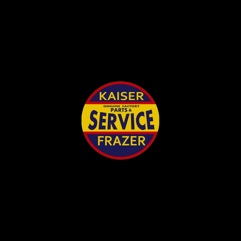 Vintage Kaiser Frazer Automotive Service and Parts Dealership Sign iPhone Case